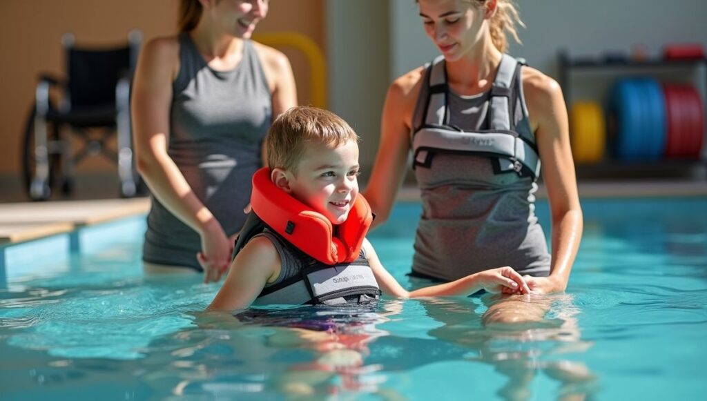 Swimming Assistive Devices for Children with Disabilities
